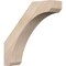 Ekena Millwork 5 1/2"W x 22"D x 22"H Legacy Smooth Knee Brace, Douglas Fir BRC06X22X22LEC00SDF - alternate 1